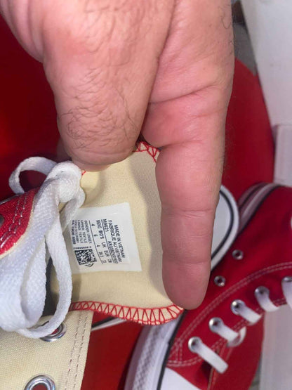 *NEW* Unisex CONVERSE Chuck Taylor ALL STAR HIGH TOP Red (M9621) Size 4 Men