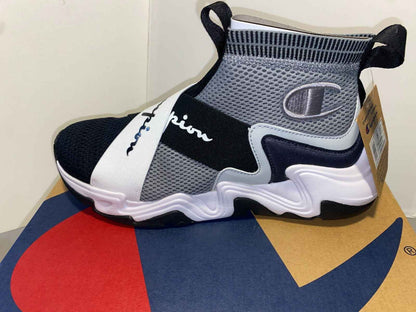 Champion Hyper CX Men’s Sneakers Size 9 M Concrete/Black Slip-On Athletic Shoes