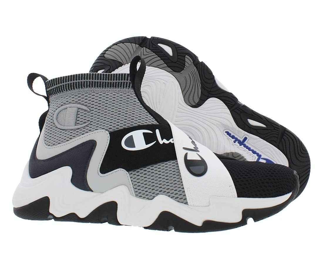 Champion Hyper CX Men’s Sneakers Size 9 M Concrete/Black Slip-On Athletic Shoes