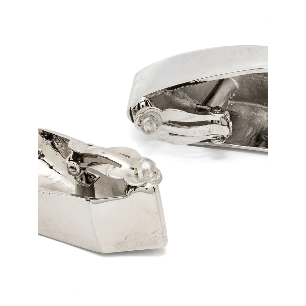 Saint Laurent Silver Earrings Women by Luosophy