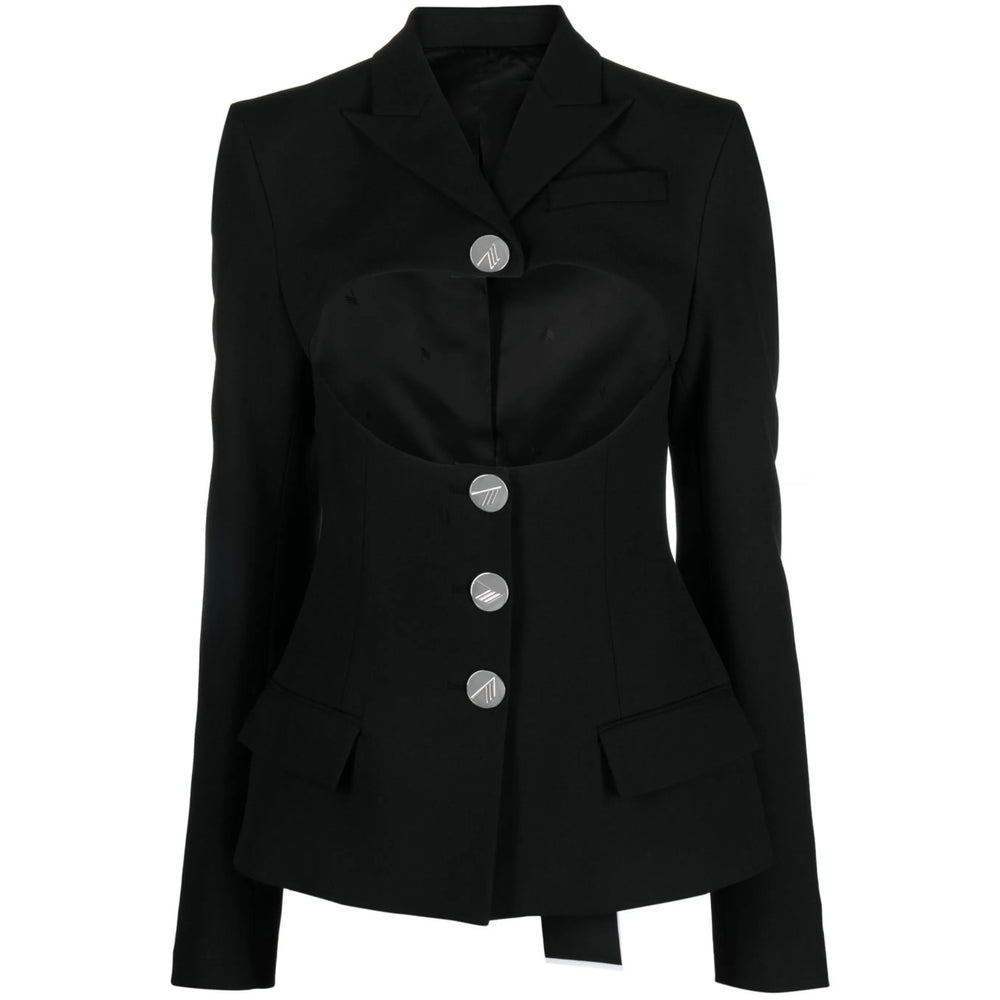 The Attico Black Jackets - Blazers Women by Luosophy
