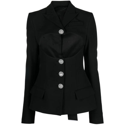 The Attico Black Jackets - Blazers Women by Luosophy