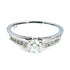 Natural .50ct Diamond Eng Only 14KT White Gold by Bids.com
