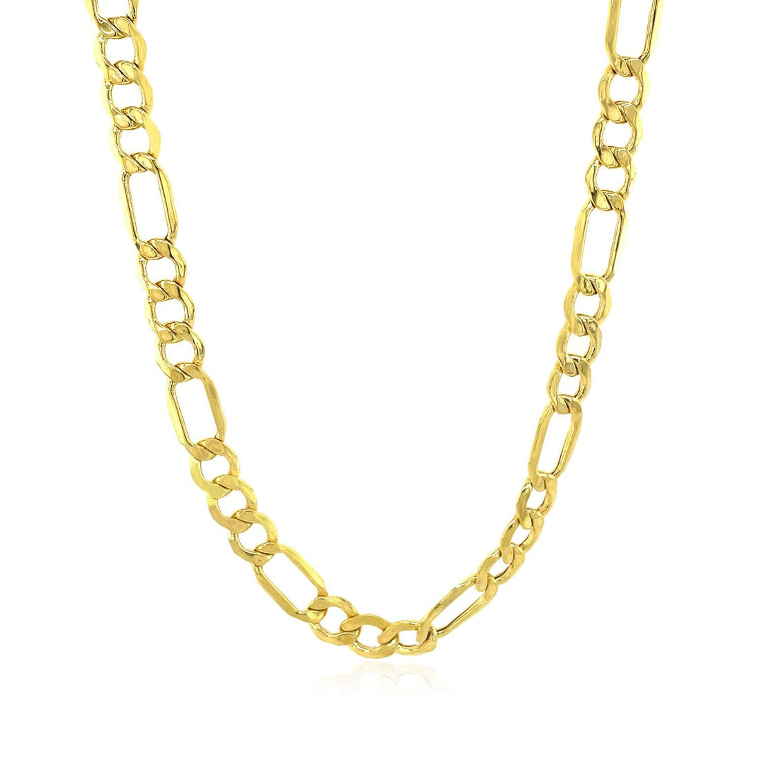 5.4mm 10k Yellow Gold Lite Figaro Chain by Bids.com