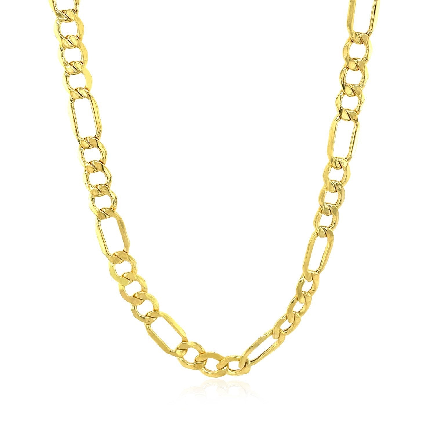 5.4mm 10k Yellow Gold Lite Figaro Chain by Bids.com