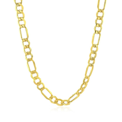 5.4mm 10k Yellow Gold Lite Figaro Chain by Bids.com
