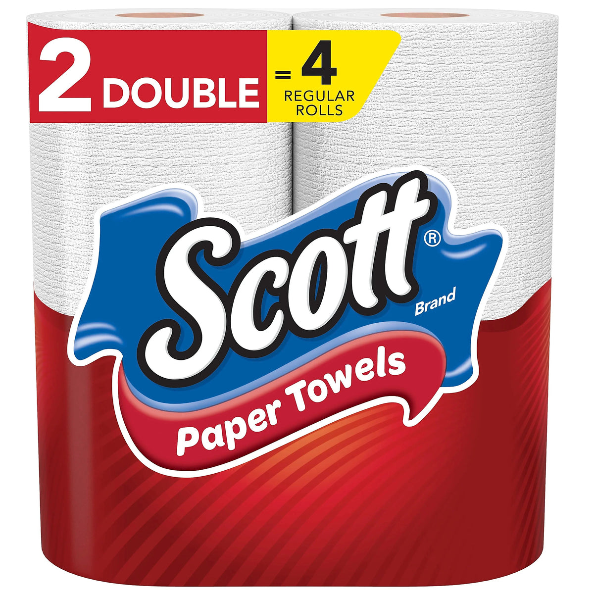 Scott Choose-A-Sheet 1-Ply Paper Towels, 2 Double Rolls/108 Sheets Per Roll, White  DestGlow