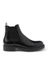 Prada Men Brushed Leather Chelsea Boots by Luosophy