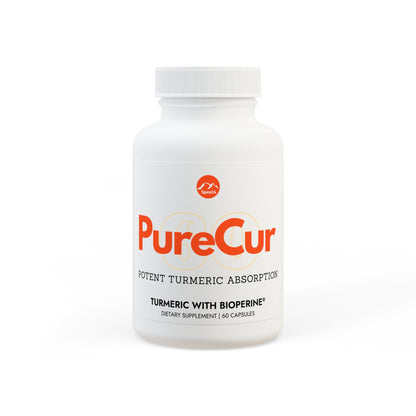 PureCur Turmeric with Black Pepper Fruit Extract Supplement (60 Capsules)