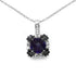 2.38 Carat Genuine Multi Stone .925 Sterling Silver Pendant by Bids.com