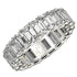 Emerald Cut Lab Grown Diamond Eternity Ring in 14k White Gold (7 cttw FG/VS2)  DestGlow