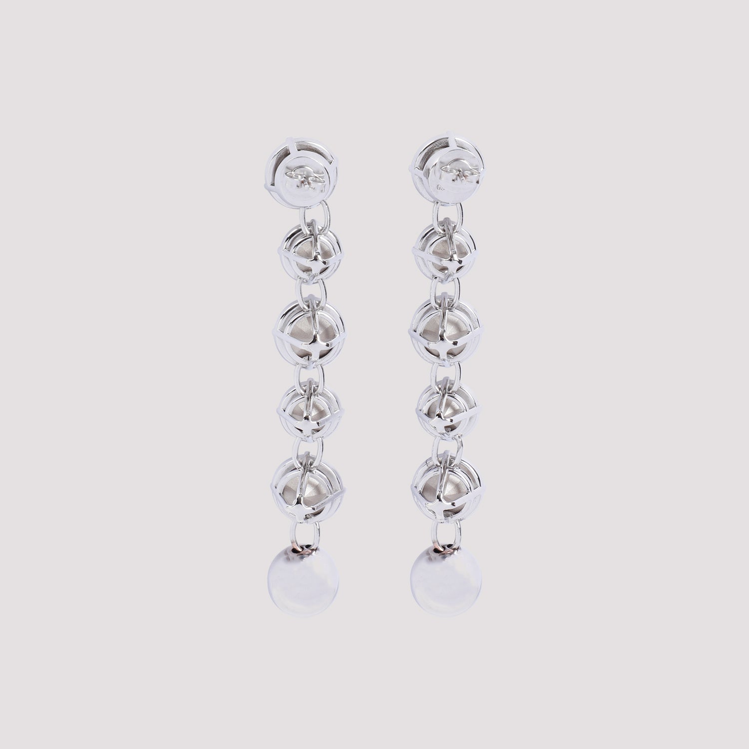 Jean Paul Gaultier Long Diamond Earrings Women by Luosophy