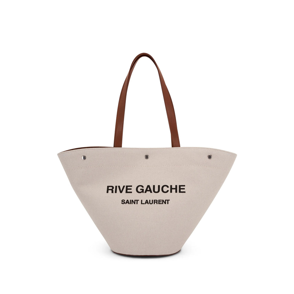 Saint Laurent Neutrals Tote Bags Women by Luosophy