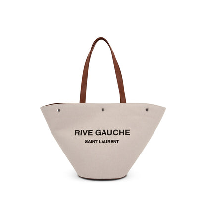 Saint Laurent Neutrals Tote Bags Women by Luosophy