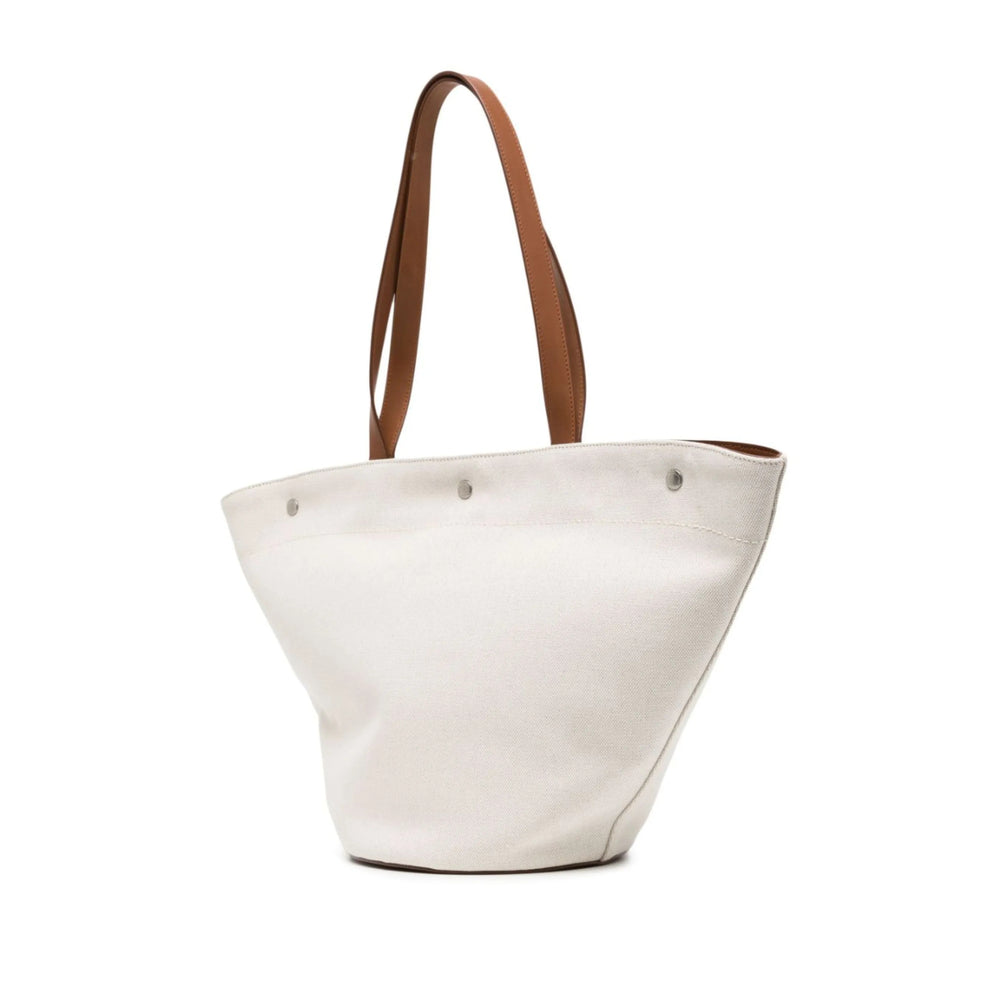 Saint Laurent Neutrals Tote Bags Women by Luosophy
