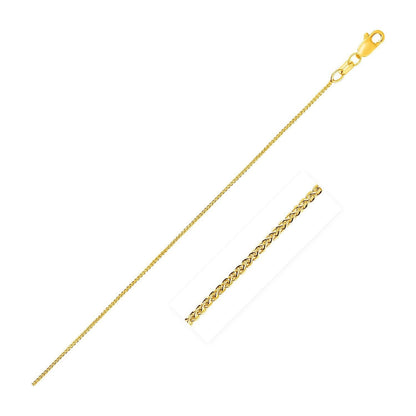 10k Yellow Gold Wheat Chain 0.6mm  DestGlow