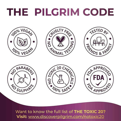 Pilgrim Red Vine Face Mist &amp; Toner Spray with Vitamin B3 and Aloe, For Anti Ageing, Glowing Skin