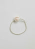 Sterling Silver + Sea Shell || Beaded Anklet or Bracelet