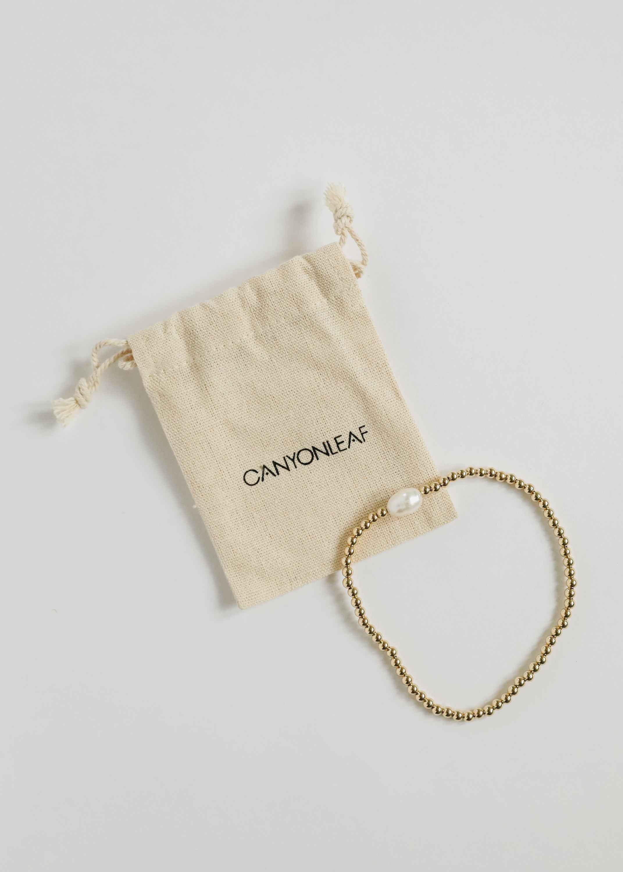 Natural Pearl + 14k Gold Filled Beaded || Anklet or Bracelet