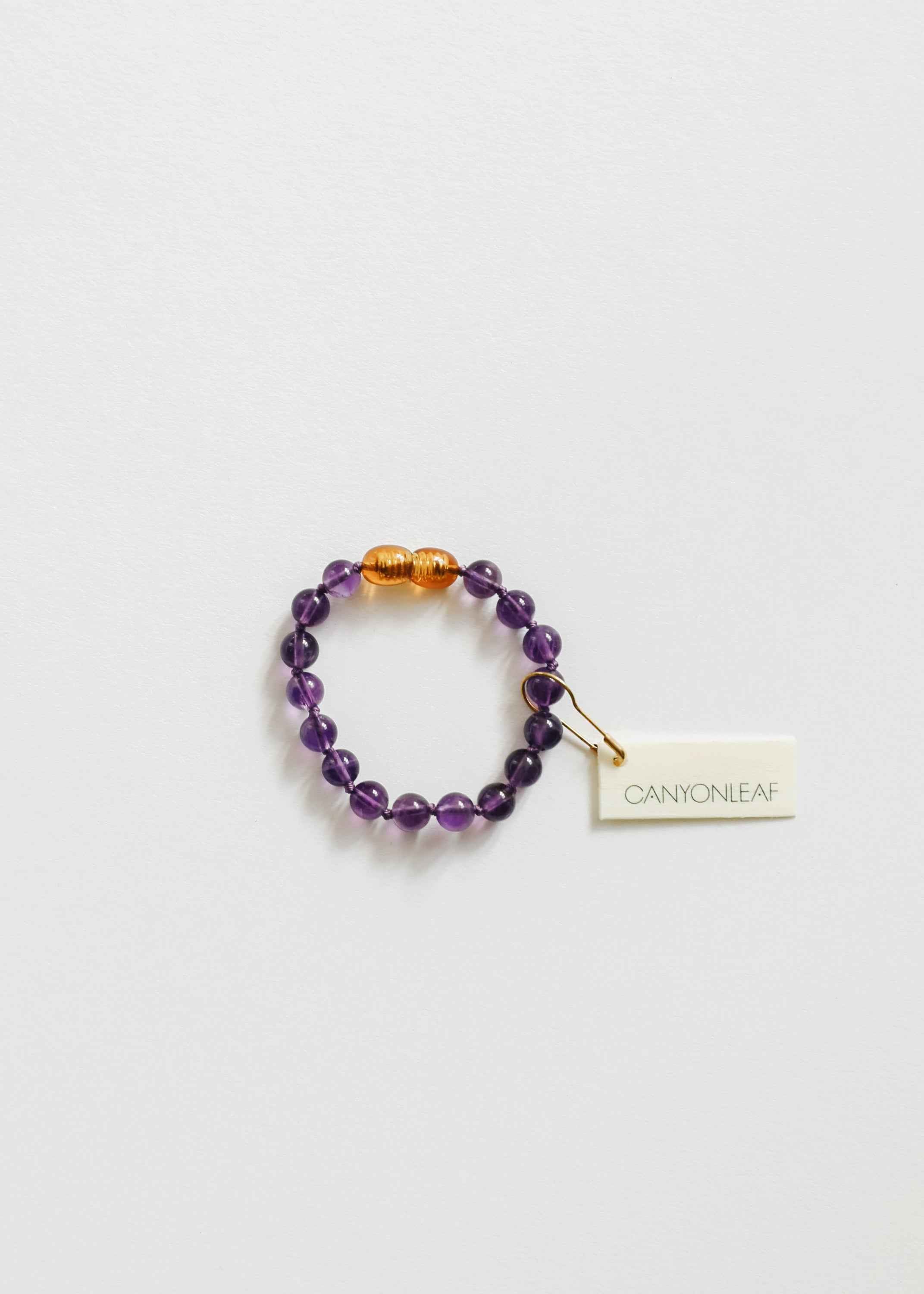 Pure Gemstone + Amethyst || Anklet or Bracelet