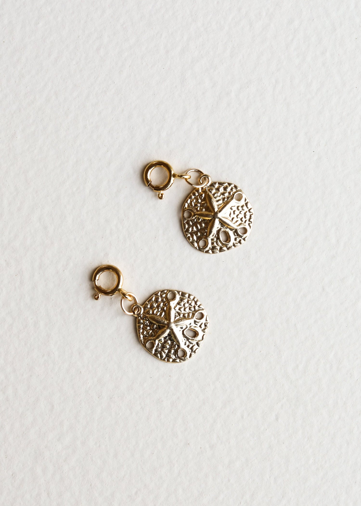 14K Gold Filled Charm - Sand Dollar 