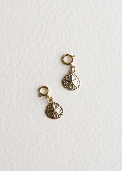 14K Gold Filled Charm - Sand Dollar 