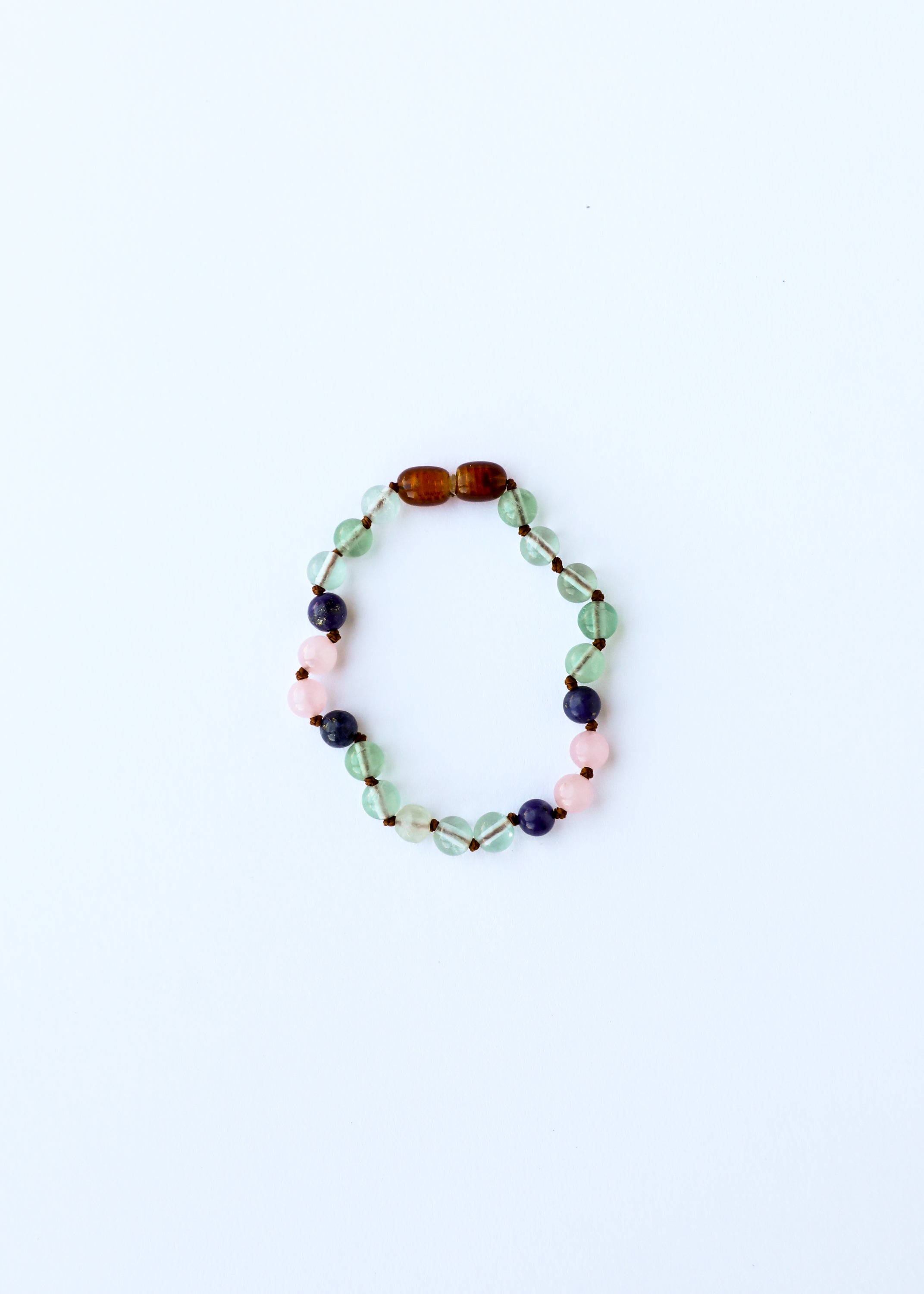 Fluorite + Lapis Lazuli + Rose Quartz || Gemstone Anklet or Bracelet by CanyonLeaf