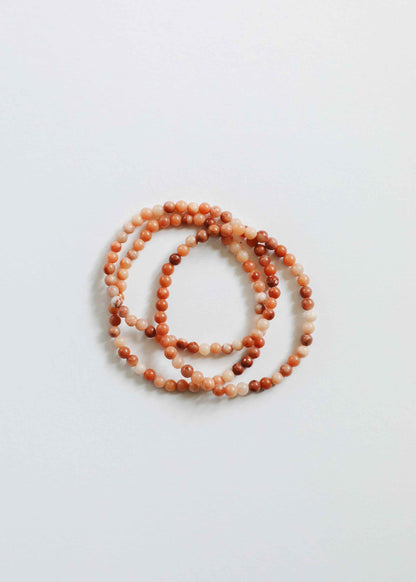 Polished Pink Aventurine || Adult Bracelet