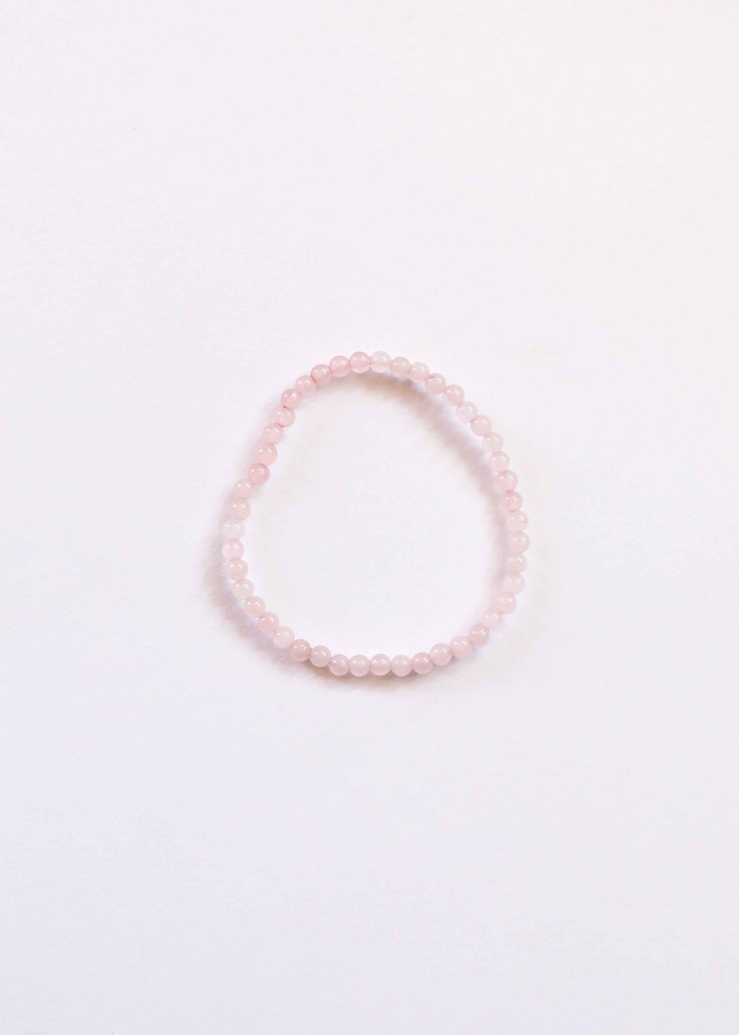 Polished Rose Quartz || Adult Bracelet