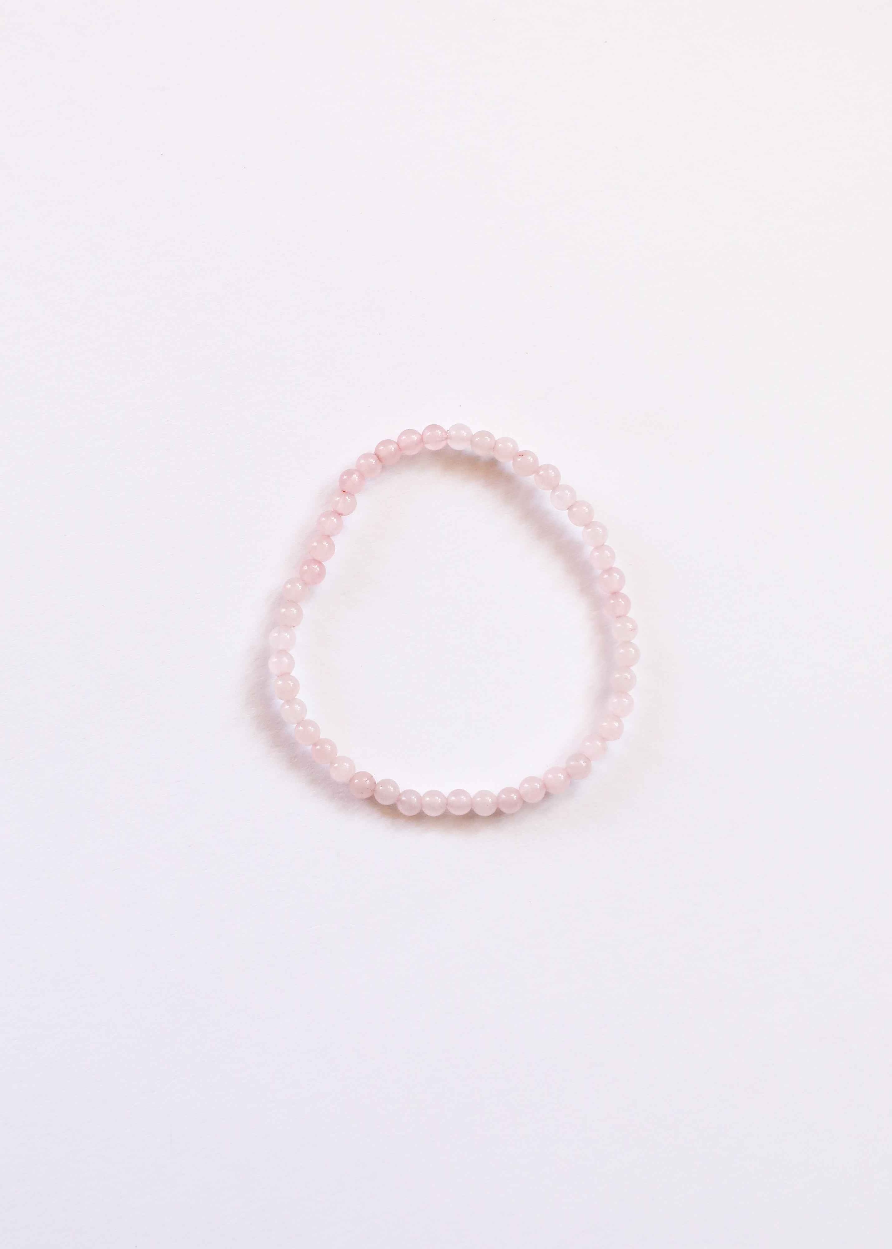 Polished Rose Quartz || Adult Bracelet
