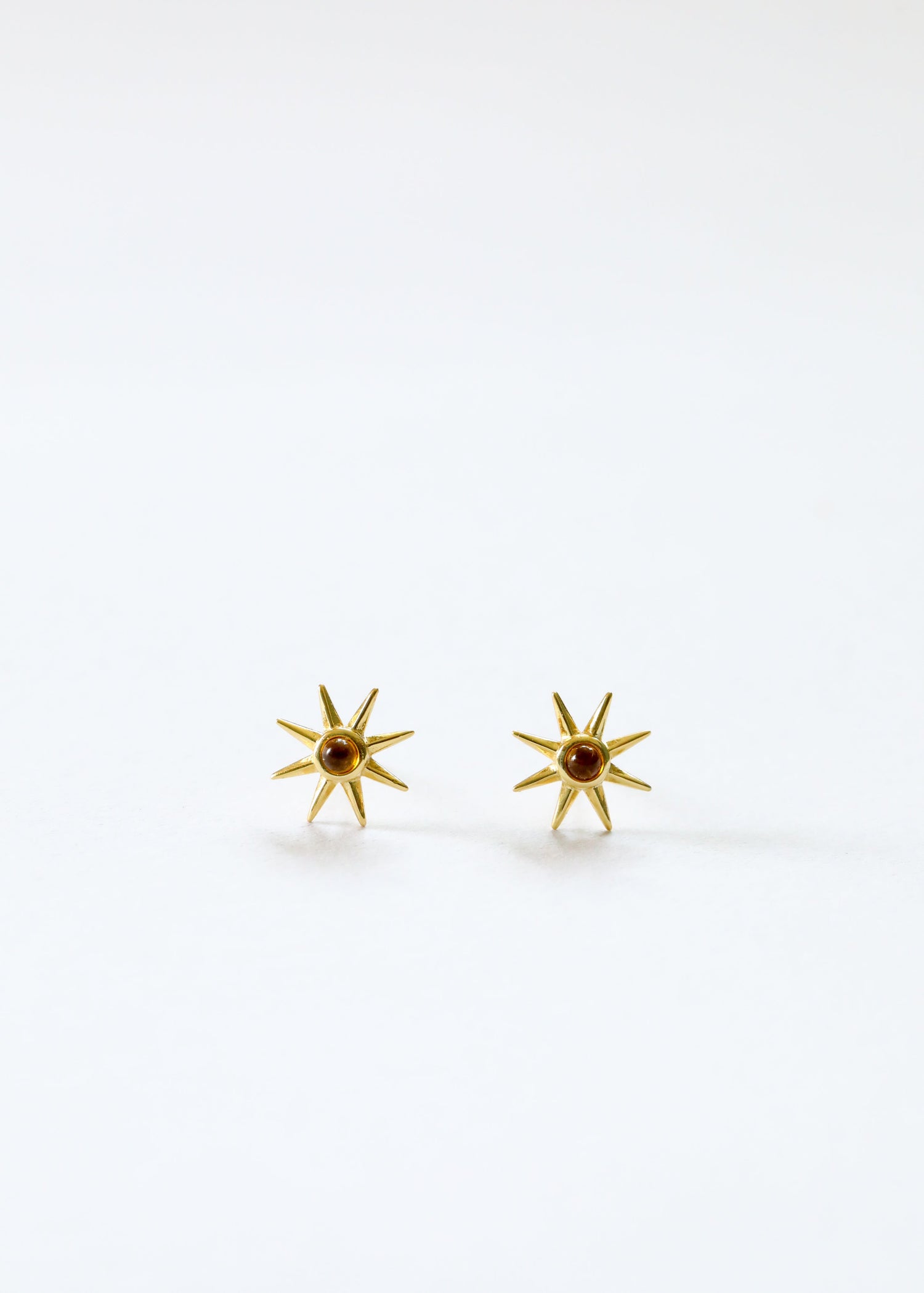 18K Gold Vermeil + Baltic Sea Amber || Sunshine Earrings by CanyonLeaf