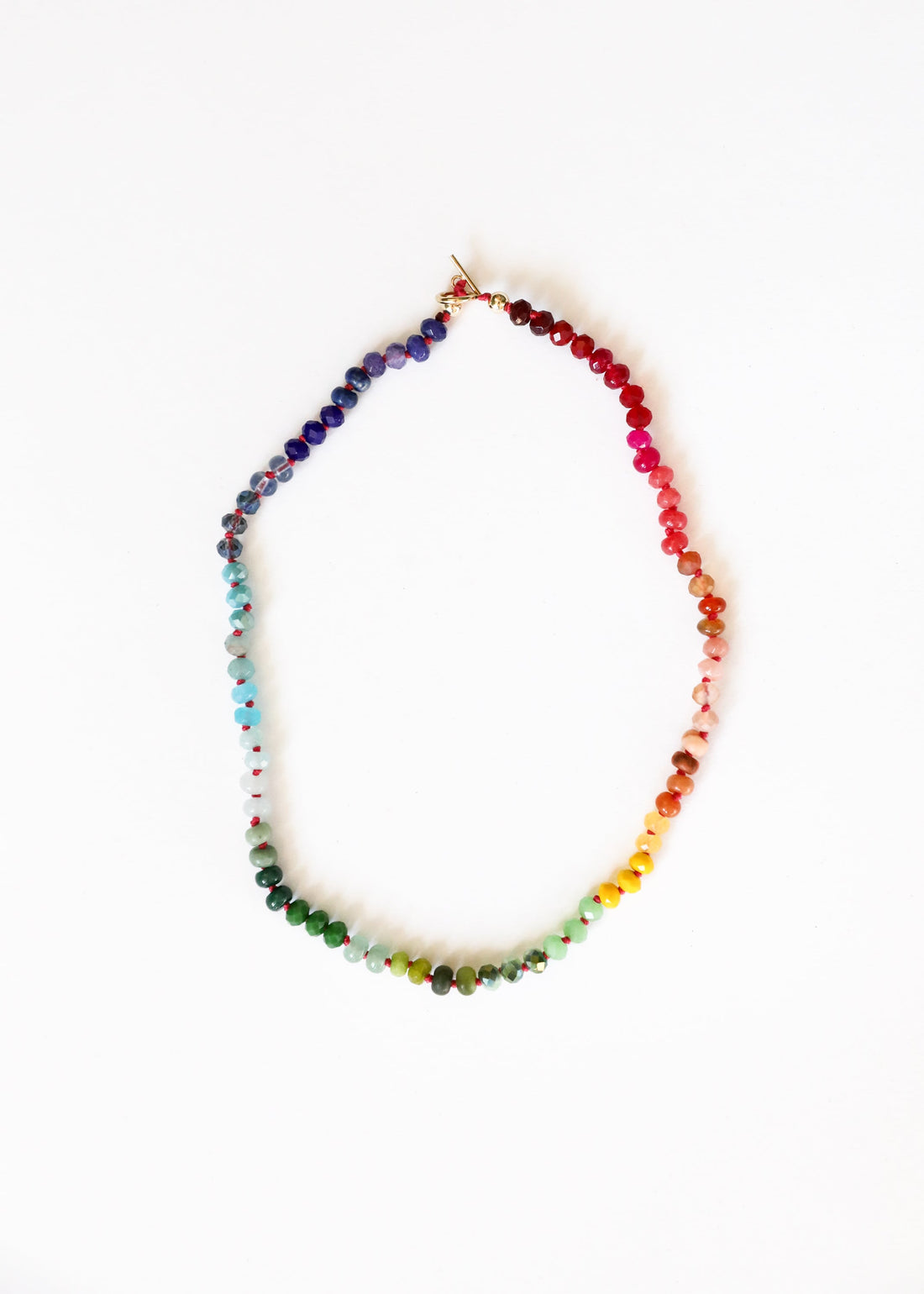 Natural Gemstone Necklace + 14k Gold Filled Toggle : Key West by CanyonLeaf