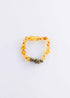 Raw Honey Baltic Amber + Raw Turquoise Jasper || Anklet or Bracelet