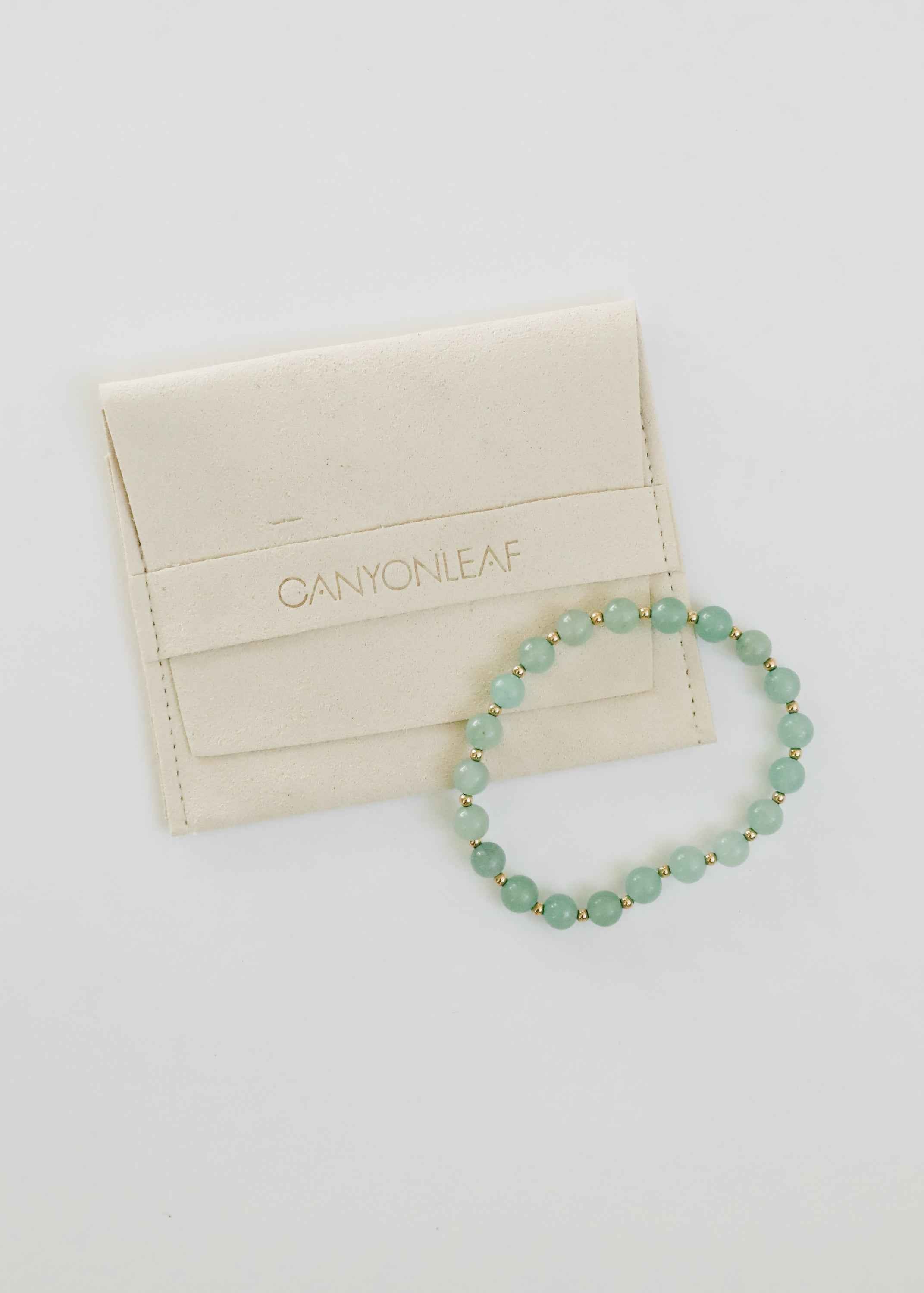 Aventurine Gemstone + 14K Gold Filled || Beaded Stretch Bracelets