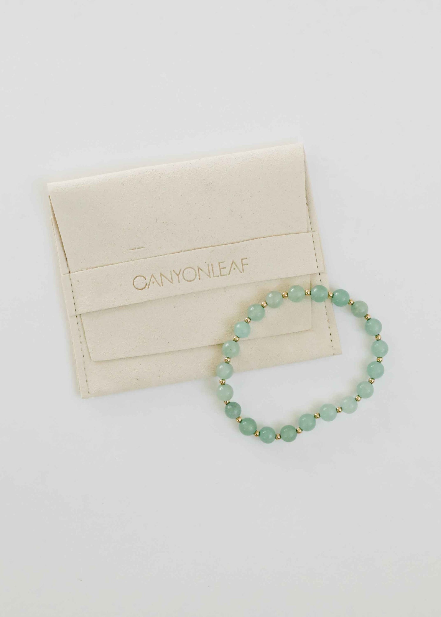 Aventurine Gemstone + 14K Gold Filled || Beaded Stretch Bracelets