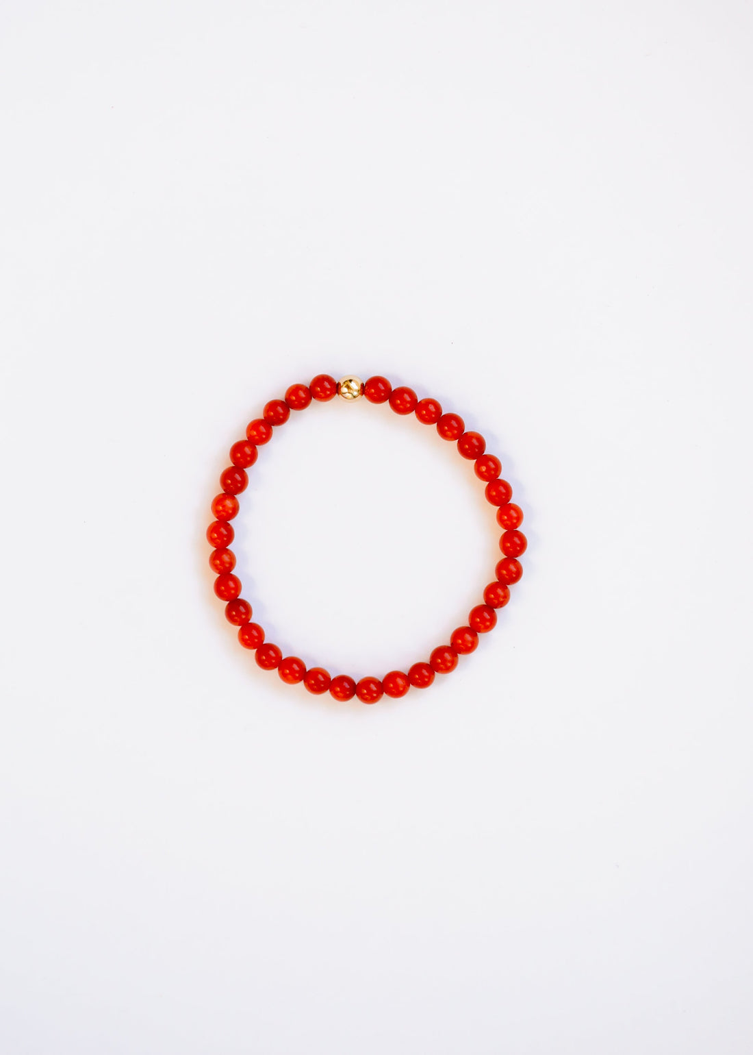 Vintage Collection of Red Coral + 14k Gold Filled || Beaded Bracelet by CanyonLeaf