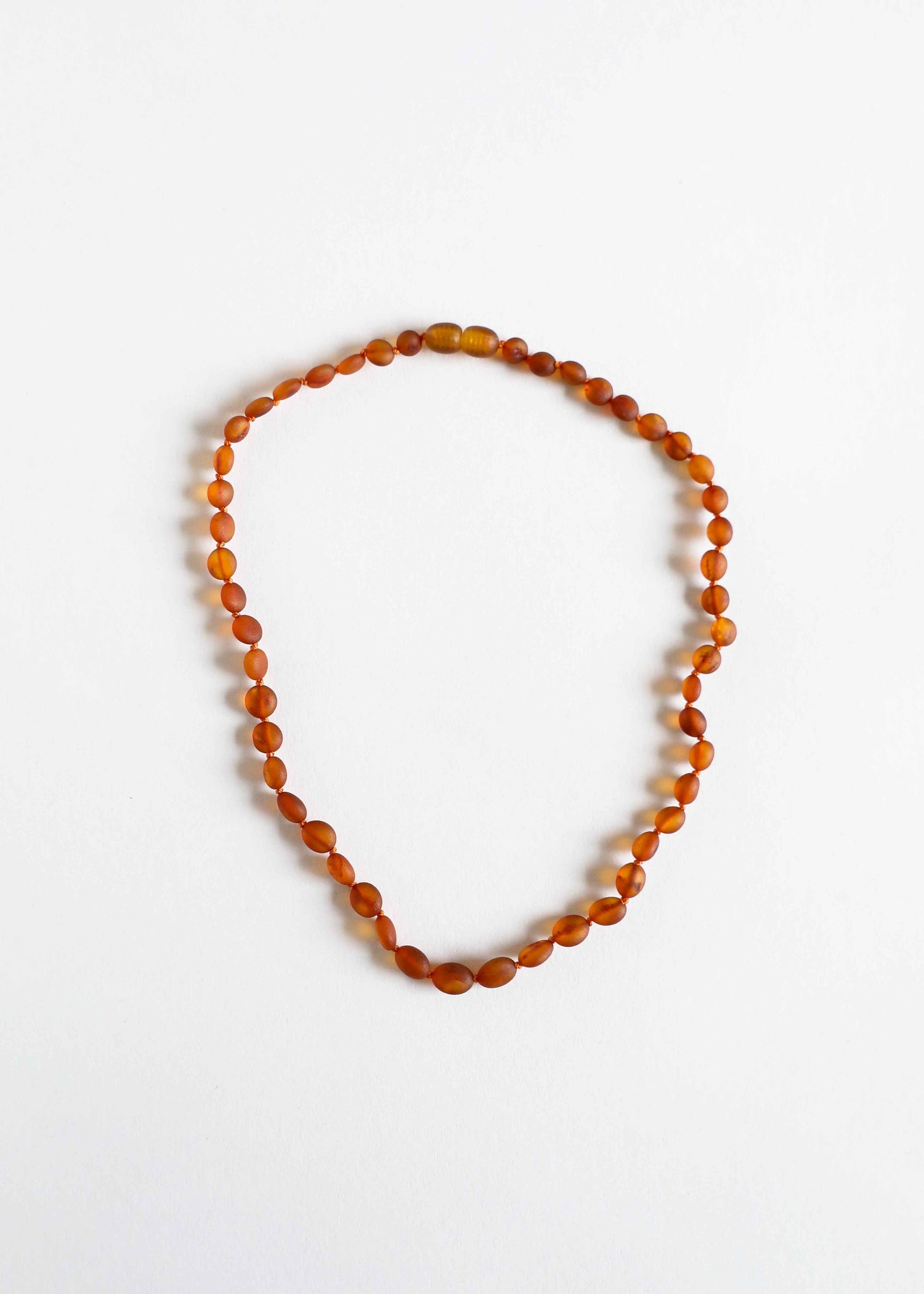 Raw Cognac Baltic Amber || Classic || Necklace