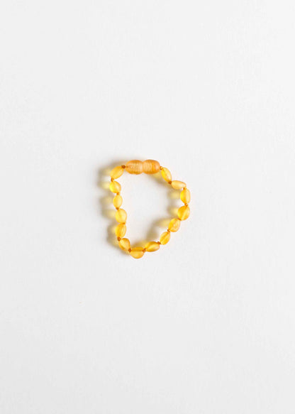 Raw Honey Baltic Amber || Classic || Anklet or Bracelet