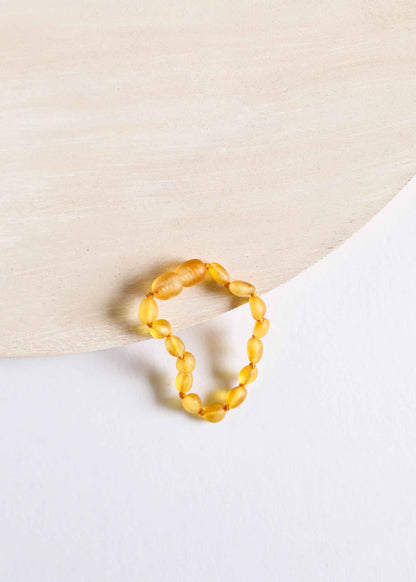 Raw Honey Baltic Amber || Classic || Anklet or Bracelet