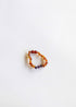 Polished Cognac Baltic Amber + Amethyst || Anklet or Bracelet