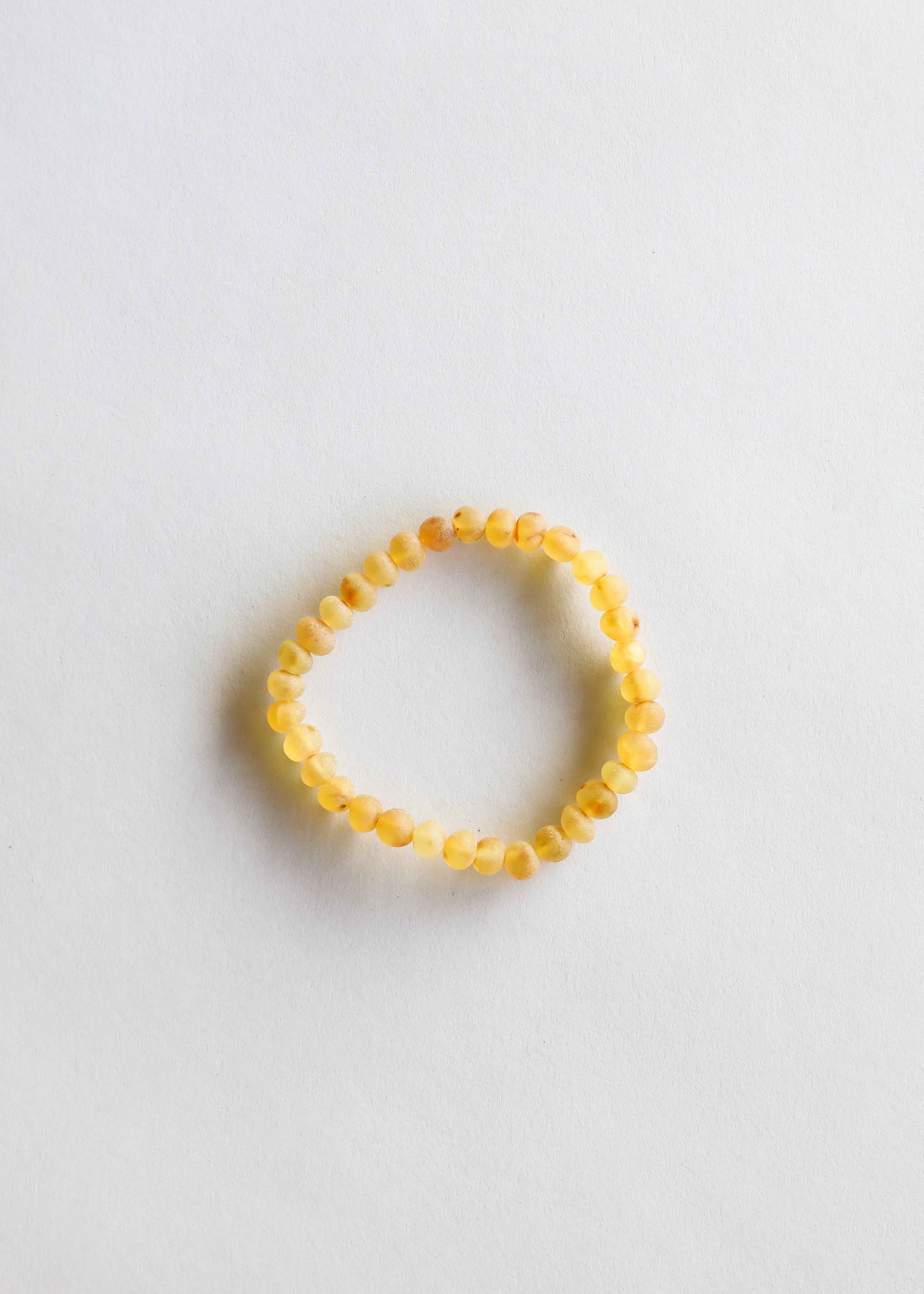 Raw Honey Baltic Amber || Adult Bracelet