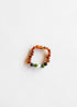 Raw Cognac Baltic Amber || Lava + Jade + Agate || Anklet or Bracelet