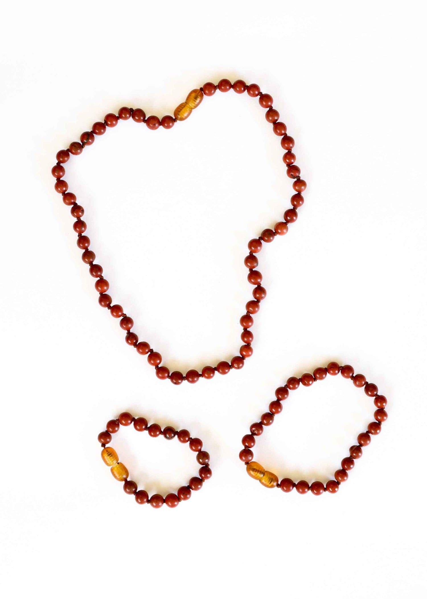 Pure Gemstone + Red Jasper || Anklet or Bracelet