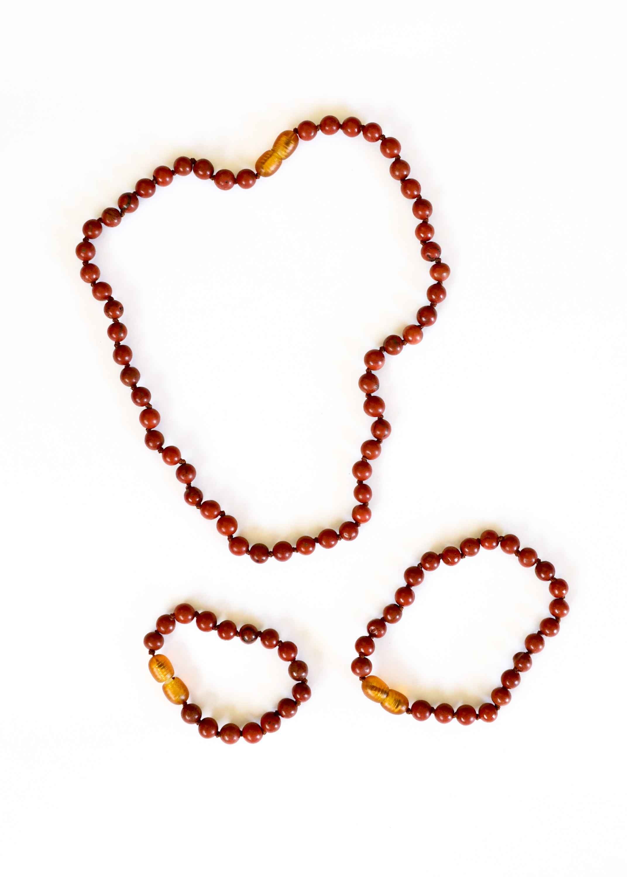 Pure Gemstone + Red Jasper || Necklace
