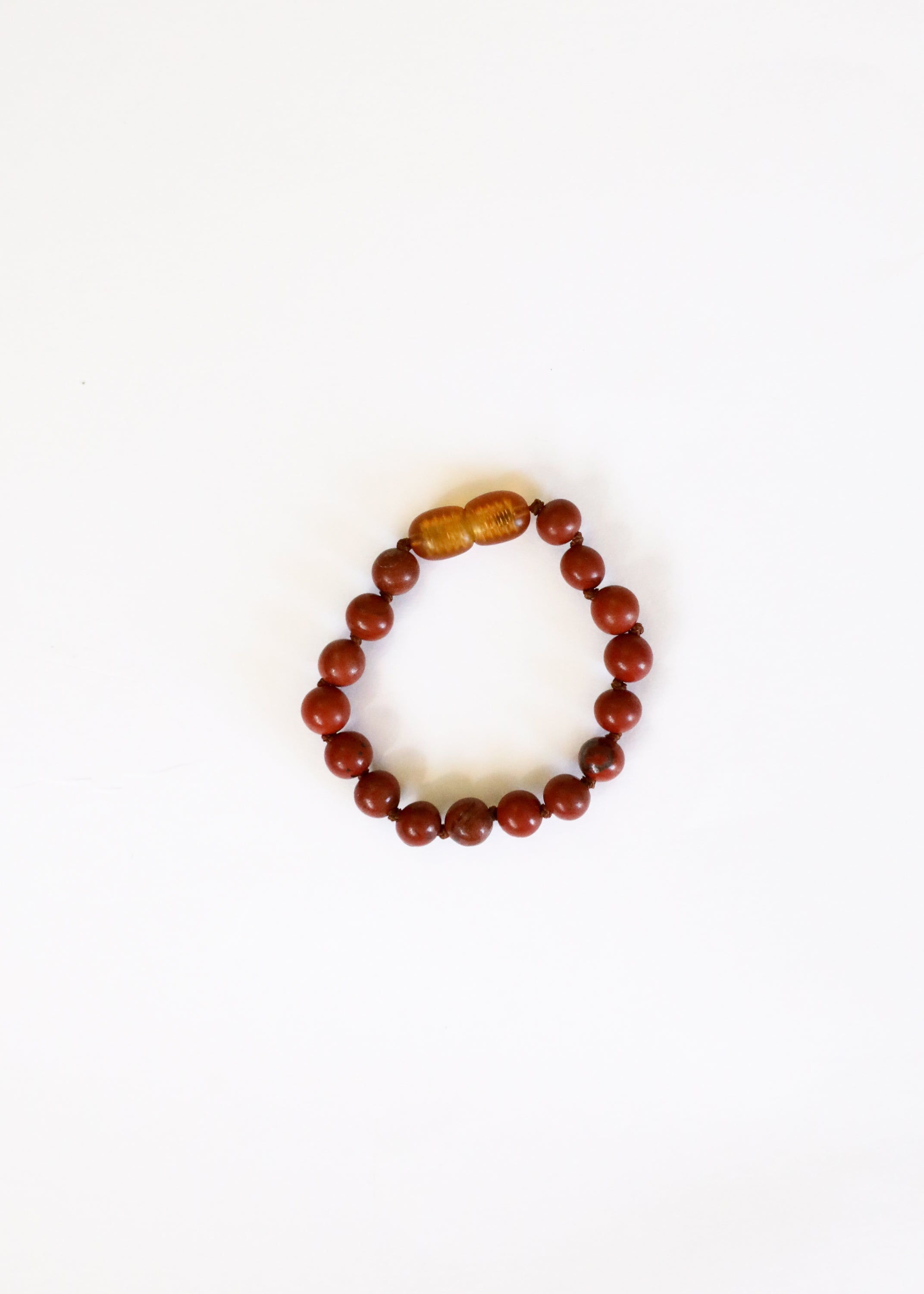 Pure Gemstone + Red Jasper || Anklet or Bracelet by CanyonLeaf