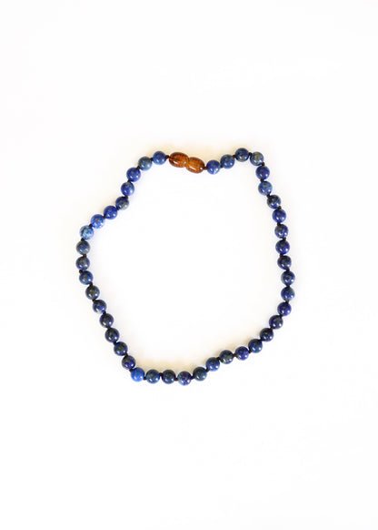 Pure Gemstone + Lapis || Necklace by CanyonLeaf