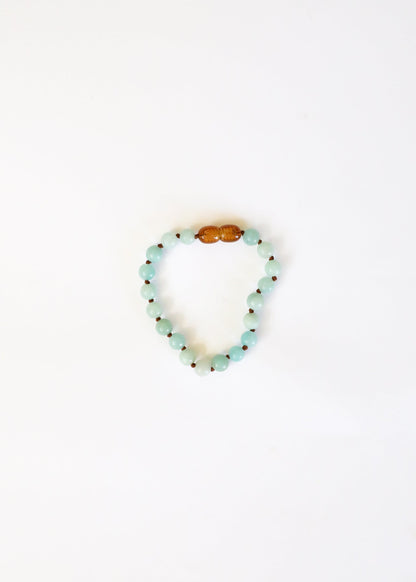 Pure Gemstone + Amazonite || Anklet or Bracelet by CanyonLeaf
