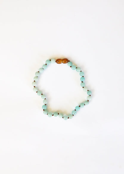 Pure Gemstone + Amazonite || Anklet or Bracelet by CanyonLeaf