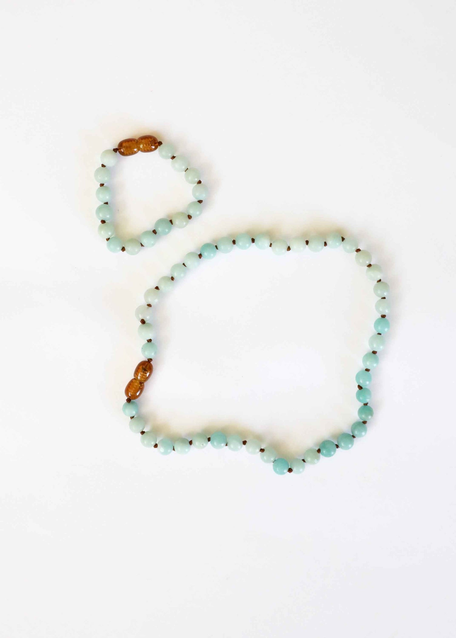 Pure Gemstone + Amazonite || Anklet or Bracelet
