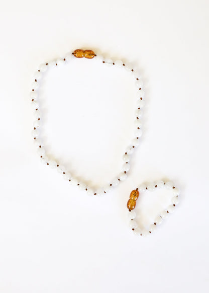 Pure Gemstone + Moonstone || Necklace by CanyonLeaf